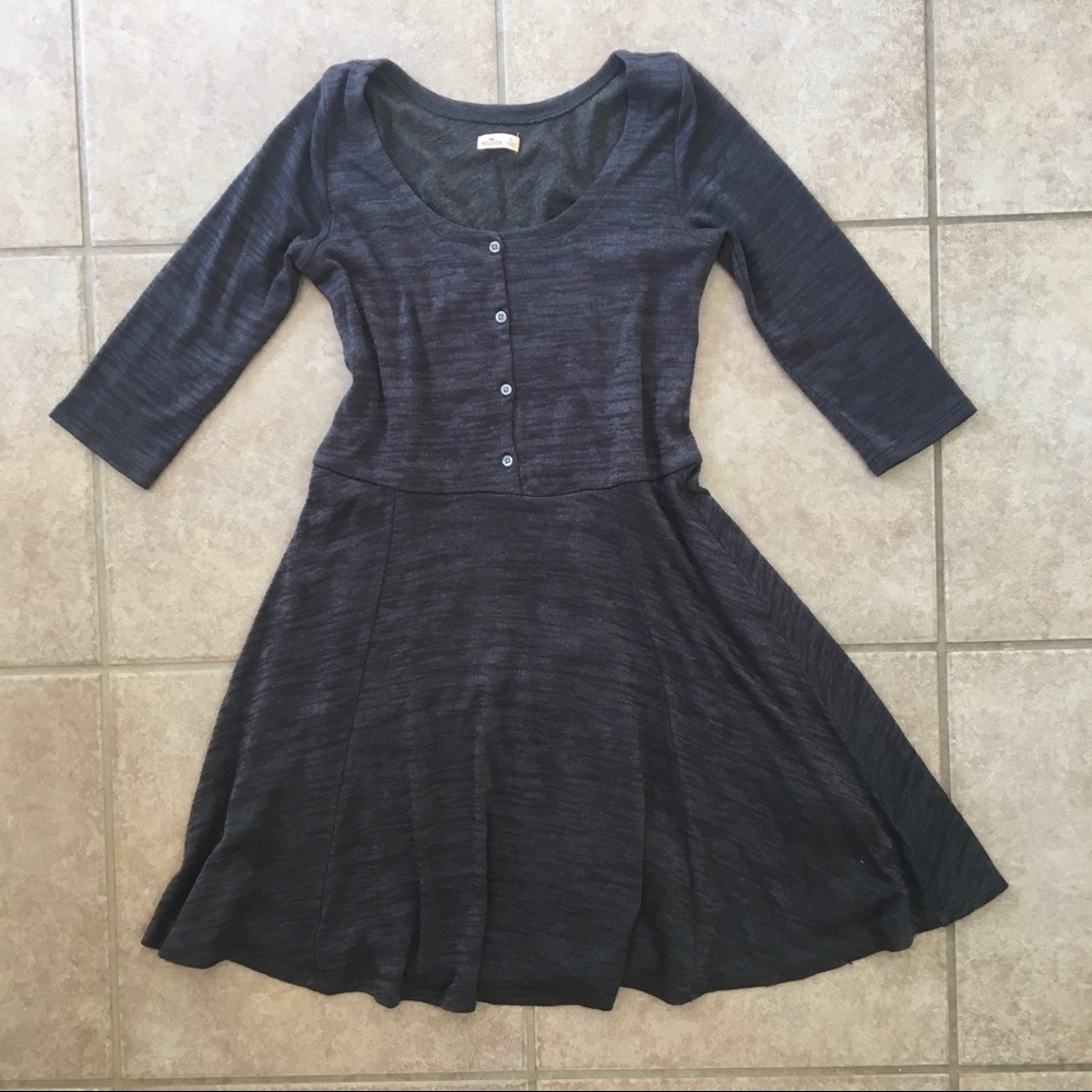 Hollister button front skater dress
